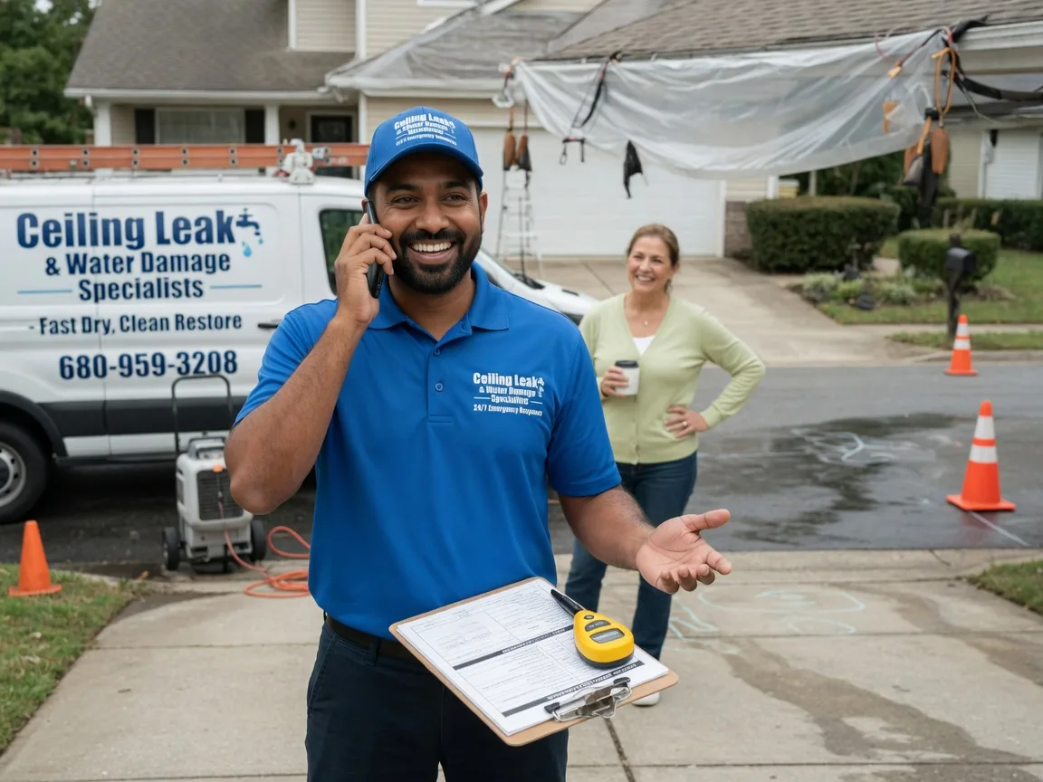 Ceiling Leak Cleanup Wenona, IL FAQs
